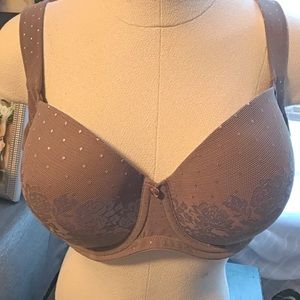 Stunning support mochaccino bra